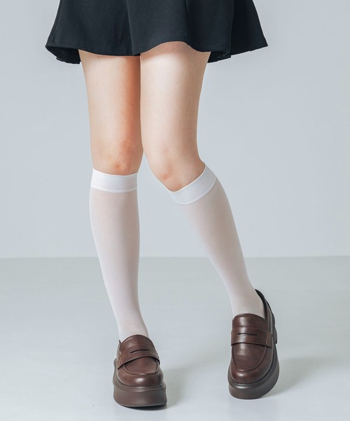 EVOL（イーボル）の「【晴雨兼用・軽量】プラットフォームコインローファー IZ5788（レインシューズ・レディース・ブラウン/ブラック/アイボリー・S/M/L/LL）」の4枚目の写真