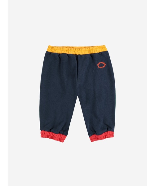 BOBO CHOSES(ボボショーズ)の「Bobo Choses color block jogging pants(スウェットパンツ・キッズ・レッド・12MONTH/24MONTH/18MONTH/3MONTH/6MONTH/9MONTH)」の1枚目の写真