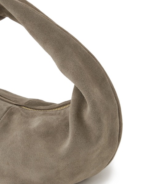 SALON adam et rope'（サロン アダム エ ロペ）の「リアルスウェードクリテミニバッグ（ハンドバッグ・レディース・ライトグレー/ブラウン・FREE）」の19枚目の写真