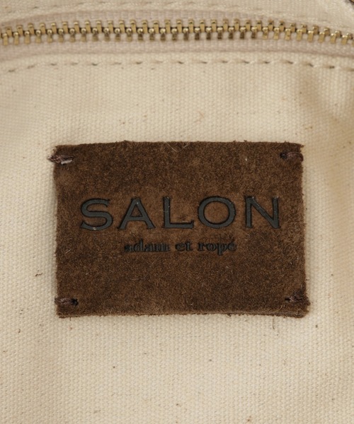 SALON adam et rope'（サロン アダム エ ロペ）の「リアルスウェードクリテミニバッグ（ハンドバッグ・レディース・ライトグレー/ブラウン・FREE）」の11枚目の写真