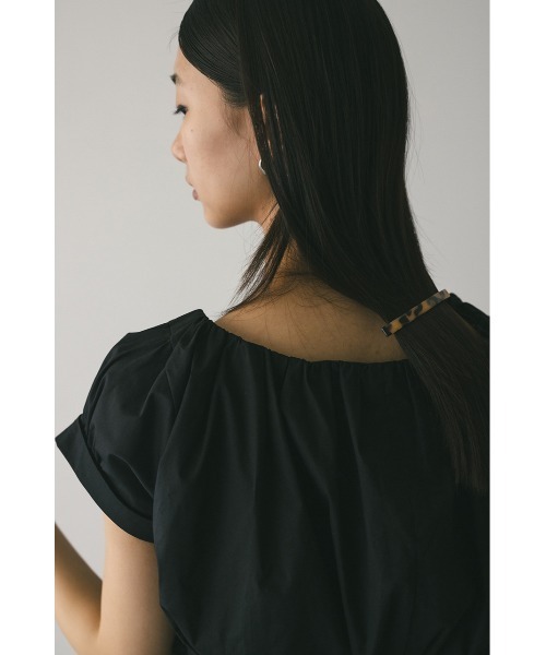 STYLEMIXER（スタイルミキサー）の「ショルダーギャザートップ（シャツ/ブラウス・レディース・サックスブルー/ブラック/ホワイト・SMALL/MEDIUM）」の20枚目の写真