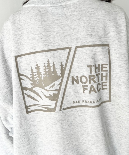 THE NORTH FACE（ザノースフェイス）の「THE NORTH FACE(ザ・ノースフェイス)/バックプリント ロゴ ルーズフィット スウェット/M'S BOSQUE SWEATSHIRTS（スウェット・レディース・ブラック/クリーム/シルバー/グレー・M/L/XL/XXL/S）」の20枚目の写真