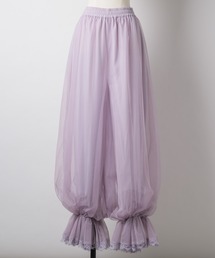 J1U by LA BELLE ETUDE（ジユウバイラベルエチュード）の「裾レースチュールバルーンパンツ（その他パンツ）」
