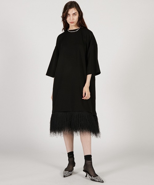 PRANK PROJECT（プランクプロジェクト）の「シャギーヘムオーバーTEE / Shaggy Hem Over Tee（Tシャツ/カットソー・レディース・ホワイト/ブラック/グレー・FREE）」の12枚目の写真