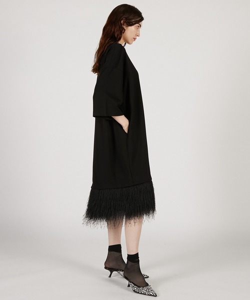 PRANK PROJECT（プランクプロジェクト）の「シャギーヘムオーバーTEE / Shaggy Hem Over Tee（Tシャツ/カットソー・レディース・ホワイト/ブラック/グレー・FREE）」の15枚目の写真