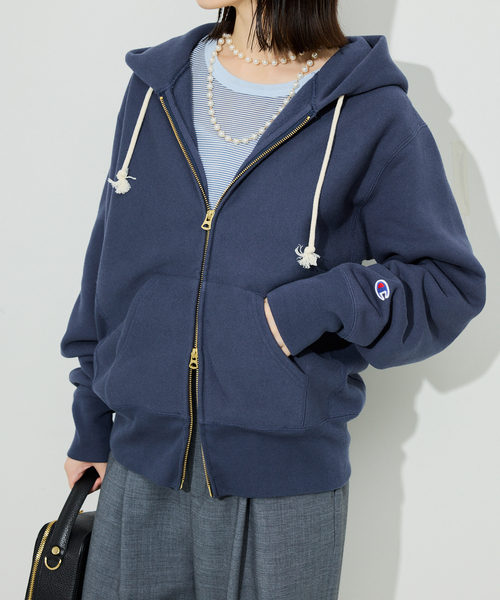 追加》Champion/チャンピオン SLOBE別注 ダブルジップパーカー