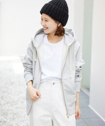 Champion グレー ジップアップパーカー 新品タグ付き　XL 新品未使用 Champion チャンピオン スウェットパーカー ジップアップ