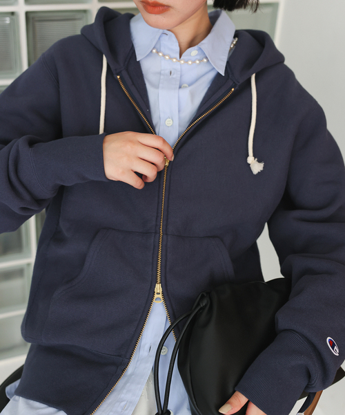 追加》Champion/チャンピオン SLOBE別注 ダブルジップパーカー