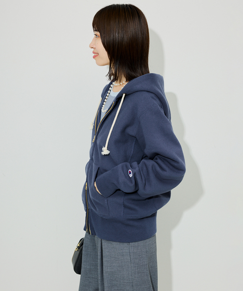 追加》Champion/チャンピオン SLOBE別注 ダブルジップパーカー