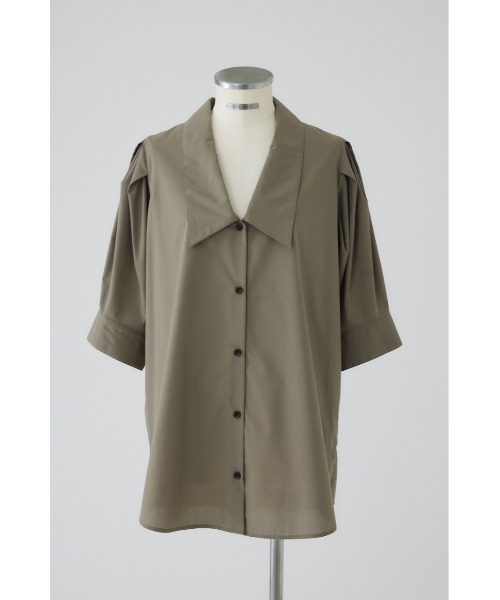 【RIM.ARK】Quaker collar blouse RIM.ARK（リムアーク）の「Quaker collar blouse クエーカーカラー
