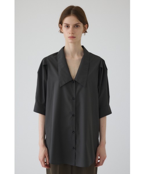 RIM.ARK Quaker collar blouse ブラック RIM.ARK | Double collar SH/JK (SHIRTS & BLOUSES ) |RIM.ARK
