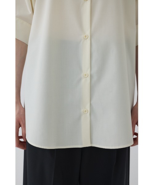 RIM.ARK Quaker collar blouse ブラック RIM.ARK（リムアーク）の「Quaker collar blouse クエーカーカラー