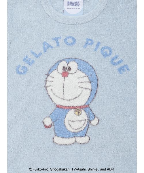 gelato pique（ジェラートピケ）の「【ドラえもん】【キッズ】ジャガードプルオーバー&ショートパンツセット（ルームウェア/パジャマ・キッズ・ブルー/ピンク・90/100/110/120）」の9枚目の写真
