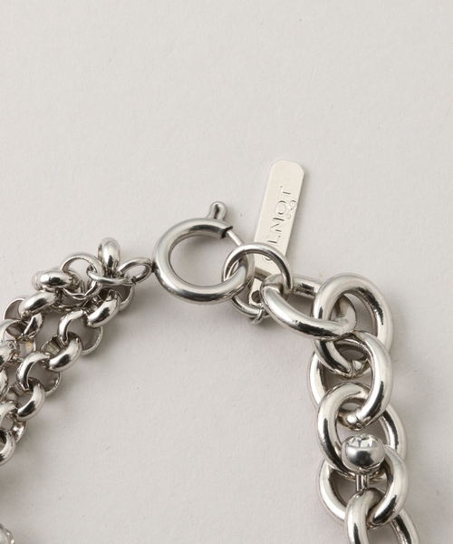 JUSTINE CLENQUET（ジュスティーヌクランケ）の「【JUSTINE CLENQUET/ジャスティーヌ クランケ】 HOLLY NECKLACE 32JC01HOLLY2（ネックレス・レディース・シルバー・FREE）」の3枚目の写真