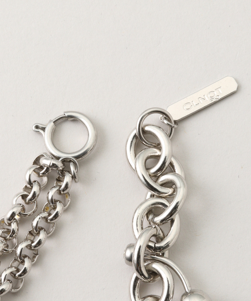 JUSTINE CLENQUET（ジュスティーヌクランケ）の「【JUSTINE CLENQUET/ジャスティーヌ クランケ】 HOLLY NECKLACE 32JC01HOLLY2（ネックレス・レディース・シルバー・FREE）」の4枚目の写真