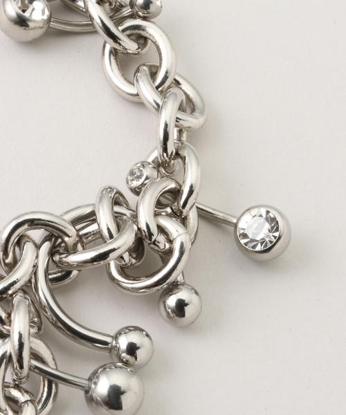 JUSTINE CLENQUET（ジュスティーヌクランケ）の「【JUSTINE CLENQUET/ジャスティーヌ クランケ】 HOLLY NECKLACE 32JC01HOLLY2（ネックレス・レディース・シルバー・FREE）」の6枚目の写真