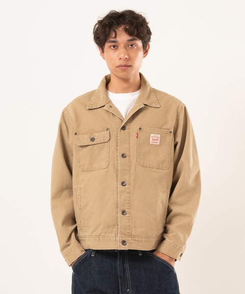N*い様 Levi's ベージュジャケット XL Levi's/リーバイス SUNRISE トラッカージャケット（デニムジャケット