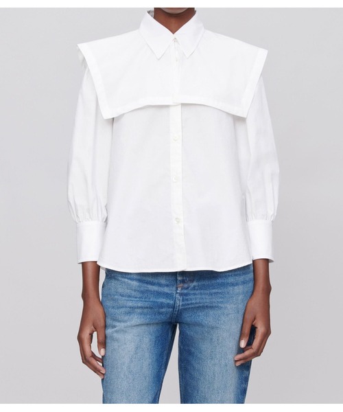 A.P.C.（アーペーセー）の「CHEMISE ONDINE（シャツ/ブラウス・レディース・ホワイト・38/36/34）」の4枚目の写真