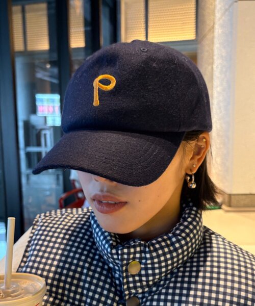 CIAOPANIC TYPY（チャオパニックティピー）の「【UNISEX】メルトンキャップ（キャップ・レディース・ネイビー/レッド/ブラウン・ONE SIZE）」の3枚目の写真