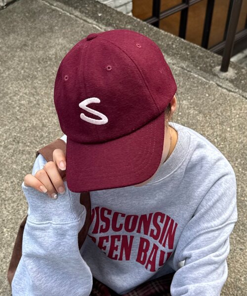 CIAOPANIC TYPY（チャオパニックティピー）の「【UNISEX】メルトンキャップ（キャップ・レディース・ネイビー/レッド/ブラウン・ONE SIZE）」の21枚目の写真