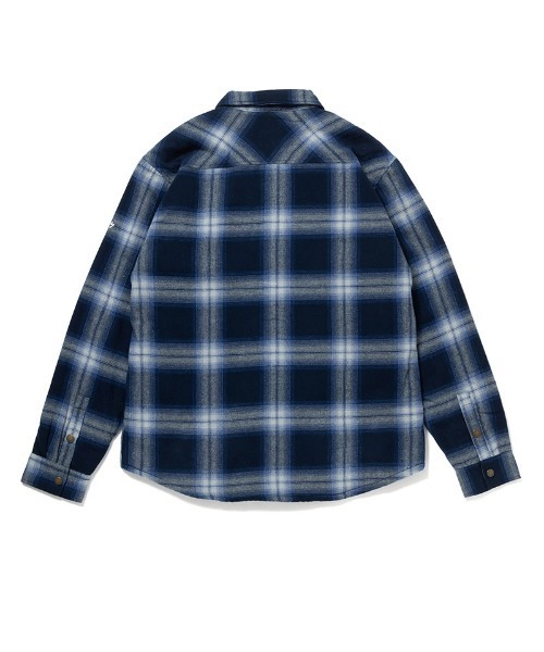 430（フォーサーティ）の「ms6213-L-S FLEECE LINER CHECK SHIRT フリースライナーシャツ(25-144)（シャツ/ブラウス・メンズ・ブルー/グリーン/ネイビー/ブラック・1/0/3/2）」の5枚目の写真