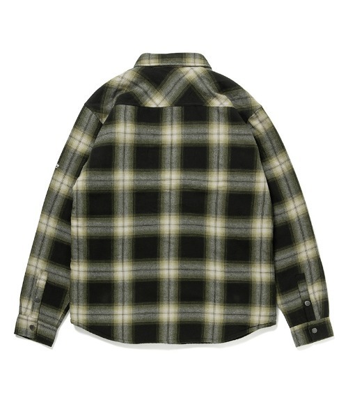 430（フォーサーティ）の「ms6213-L-S FLEECE LINER CHECK SHIRT フリースライナーシャツ(25-144)（シャツ/ブラウス・メンズ・ブルー/グリーン/ネイビー/ブラック・1/0/3/2）」の6枚目の写真