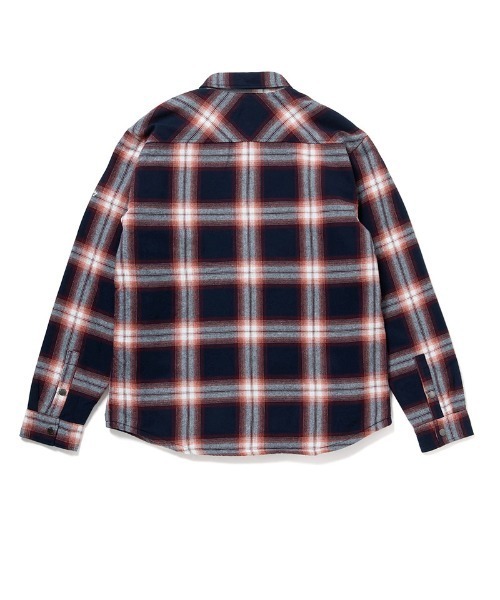 430（フォーサーティ）の「ms6213-L-S FLEECE LINER CHECK SHIRT フリースライナーシャツ(25-144)（シャツ/ブラウス・メンズ・ブルー/グリーン/ネイビー/ブラック・1/0/3/2）」の7枚目の写真