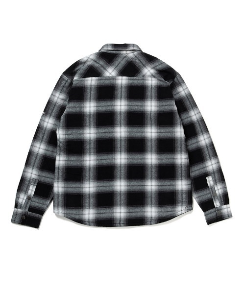 430（フォーサーティ）の「ms6213-L-S FLEECE LINER CHECK SHIRT フリースライナーシャツ(25-144)（シャツ/ブラウス・メンズ・ブルー/グリーン/ネイビー/ブラック・1/0/3/2）」の9枚目の写真
