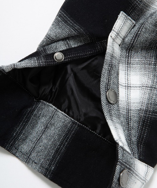 430（フォーサーティ）の「ms6213-L-S FLEECE LINER CHECK SHIRT フリースライナーシャツ(25-144)（シャツ/ブラウス・メンズ・ブルー/グリーン/ネイビー/ブラック・1/0/3/2）」の17枚目の写真