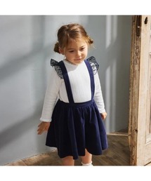 10mois（ディモワ）の「【10mois(ディモワ)】DOTフリルサスペンダーキュロットパンツ 80-90・90-100cm（その他パンツ・キッズ）」