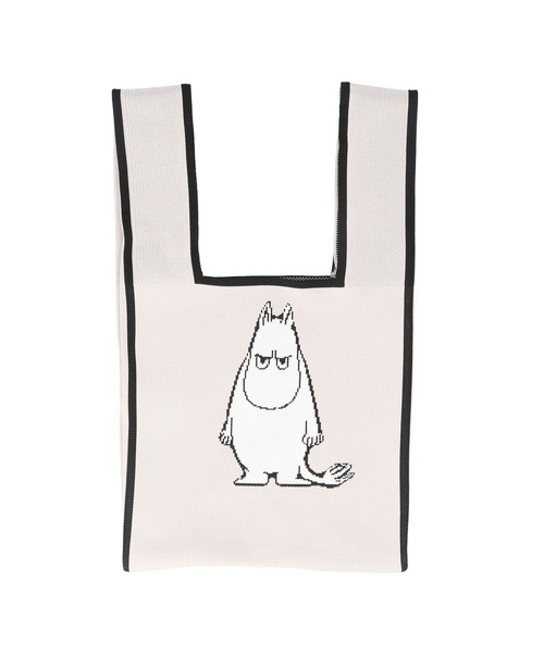 BACKYARD FAMILY(バックヤードファミリー)の「MOOMIN ムーミン ニットマルシェバッグ(クラッチバッグ・レディース・グレー系1/グリーン系/ベージュ系2/ブルー系/ベージュ系1/グレー系2/ネイビー系/ワイン系/オレンジ系/ブルー系1/ホワイト系/グレー系3/ブラウン系・FREE)」の2枚目の写真