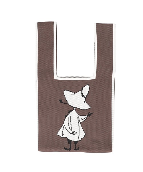 BACKYARD FAMILY(バックヤードファミリー)の「MOOMIN ムーミン ニットマルシェバッグ(クラッチバッグ・レディース・グレー系1/グリーン系/ベージュ系2/ブルー系/ベージュ系1/グレー系2/ネイビー系/ワイン系/オレンジ系/ブルー系1/ホワイト系/グレー系3/ブラウン系・FREE)」の5枚目の写真