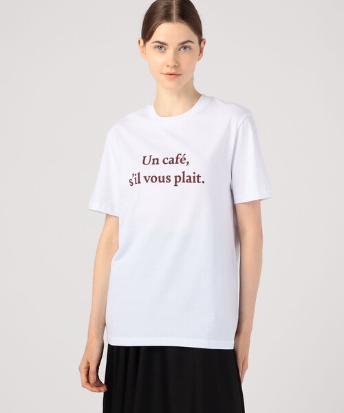 Les petits basics(ルベーシック)の「Les Petits Basics Regular Tシャツ(Tシャツ/カットソー・レディース・ホワイト系その他・S)」の3枚目の写真