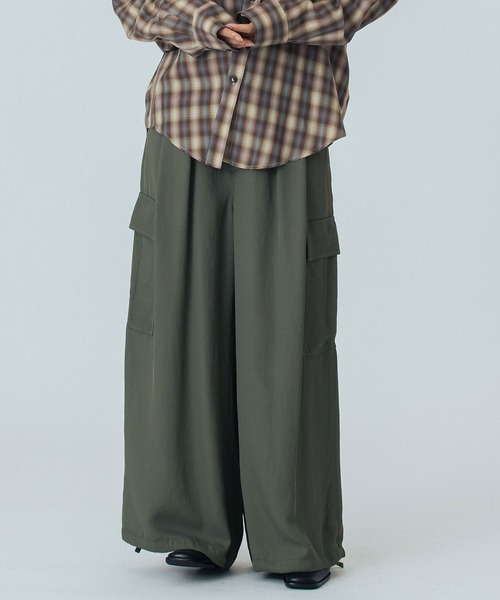 ROSE BUD（ローズバッド）の「(mici)CARGO PANTS（カーゴパンツ・レディース・ネイビー/カーキ・S/M）」の3枚目の写真