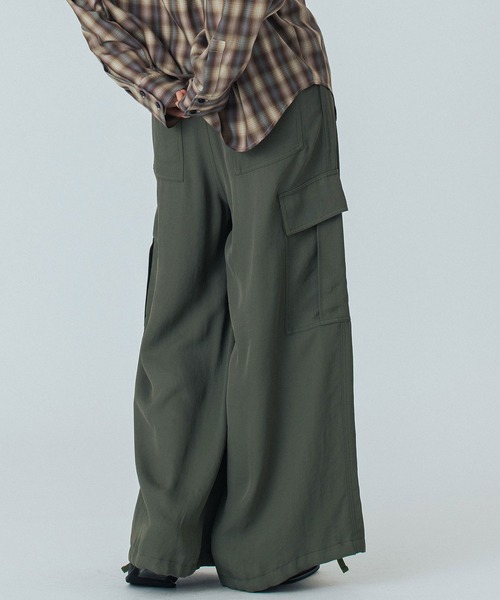 ROSE BUD（ローズバッド）の「(mici)CARGO PANTS（カーゴパンツ・レディース・ネイビー/カーキ・S/M）」の5枚目の写真