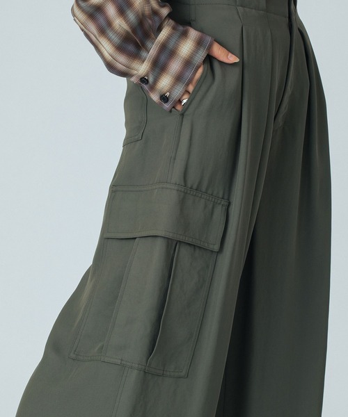 ROSE BUD（ローズバッド）の「(mici)CARGO PANTS（カーゴパンツ・レディース・ネイビー/カーキ・S/M）」の7枚目の写真