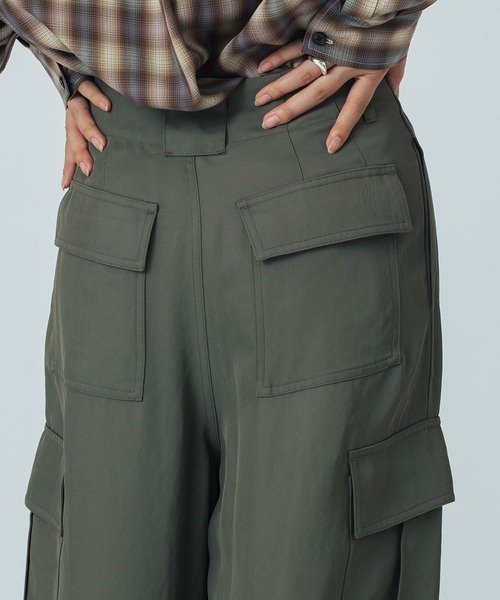 ROSE BUD（ローズバッド）の「(mici)CARGO PANTS（カーゴパンツ・レディース・ネイビー/カーキ・S/M）」の8枚目の写真