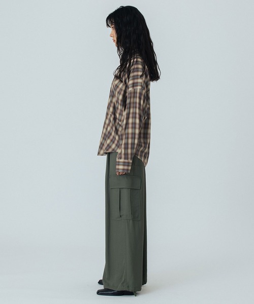 ROSE BUD（ローズバッド）の「(mici)CARGO PANTS（カーゴパンツ・レディース・ネイビー/カーキ・S/M）」の15枚目の写真
