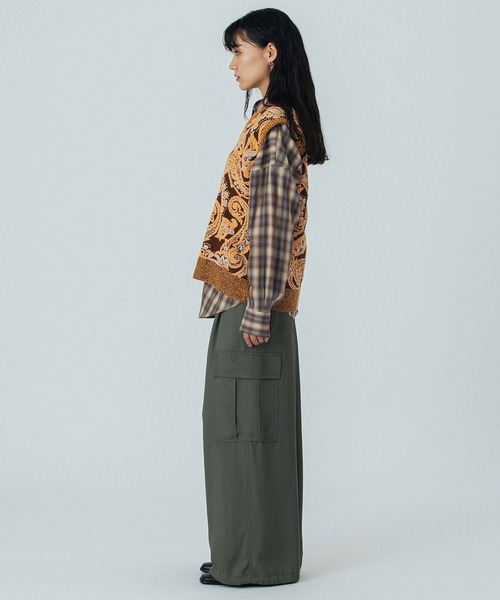 ROSE BUD（ローズバッド）の「(mici)CARGO PANTS（カーゴパンツ・レディース・ネイビー/カーキ・S/M）」の18枚目の写真