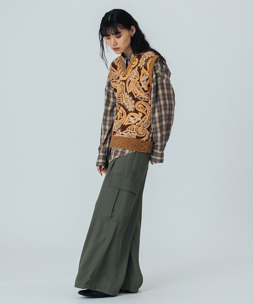 ROSE BUD（ローズバッド）の「(mici)CARGO PANTS（カーゴパンツ・レディース・ネイビー/カーキ・S/M）」の19枚目の写真