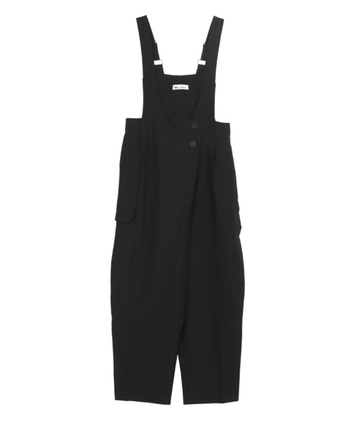 KOBE LETTUCE(コウベレタス)の「深Uラインテーパードサロペット(サロペット/オーバーオール・レディース・チャコール/ブラック・M)」の14枚目の写真