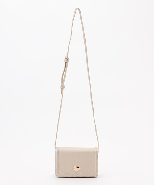 ANY(エニィ)の「ウォレットミニショルダーバッグ(ショルダーバッグ・レディース・ゴールド系/オレンジ系/ブラック系・F)」の3枚目の写真