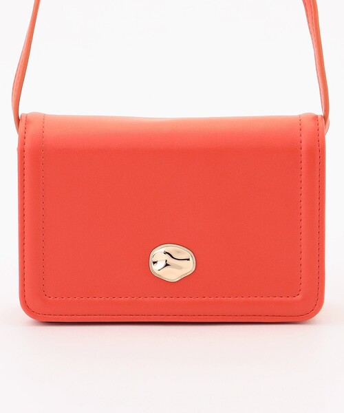 ANY(エニィ)の「ウォレットミニショルダーバッグ(ショルダーバッグ・レディース・ゴールド系/オレンジ系/ブラック系・F)」の4枚目の写真