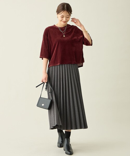 ANY(エニィ)の「ウォレットミニショルダーバッグ(ショルダーバッグ・レディース・ゴールド系/オレンジ系/ブラック系・F)」の14枚目の写真