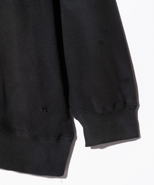 glamb(グラム)の「Rebirth Damage Sweat / リバースダメージスウェット(スウェット・メンズ・ブラック/ブルー・S/M/L)」の18枚目の写真