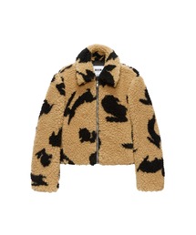 MSGM エムエスジーエムジップアップジャージーブルゾン MSGM｜エムエスジーエムのブルゾン（ベージュ系・ジップアップ