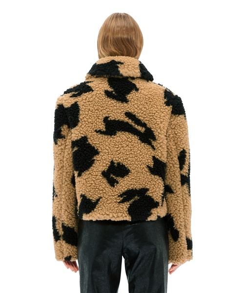 MSGM（エムエスジーエム）の「「FOLLOW THE RABBIT」ジャカードボア ジップジャケット（ブルゾン・レディース・ベージュ系・38）」の3枚目の写真