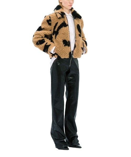 MSGM（エムエスジーエム）の「「FOLLOW THE RABBIT」ジャカードボア ジップジャケット（ブルゾン・レディース・ベージュ系・38）」の4枚目の写真