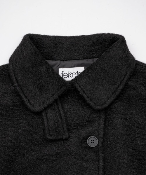 セール】2way round collar middle coat / 2WAYラウンドカラーPコート