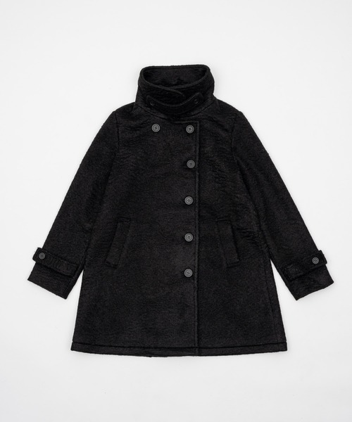fekete ロングコート ピーコート Pコート ライトブルー 2way M FEKETE（フェケテ） ピーコート pコート 2way round collar middle